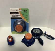2 Fiskars Corner Embossing Punch Cutters 2 Paper Punch Cutters Lg Star Sm Hand