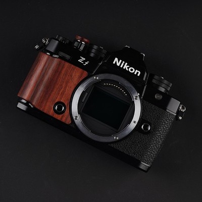 Camera grip wooden handle 3M adhesive suitable for Nikon ZF