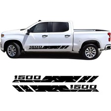 2pcs Graphics Kit Vinyl Decal Truck Side Door Sticker For Chevy Silverado 1500 2pcs Graphics Kit Vinyl Decal Truck Side Door Sticker For Chevy Silverado 1500