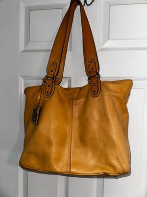 Tignanello nutmeg leather Shoulder Hobo Purse Bag top quality Leather 