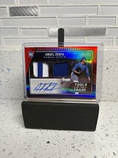 2022 Panini Absolute - Tools of the Trade 2 Swatch Signatures Angel Zerpa...