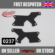 TEAM CORALLY CARBON FINISH KYDEX REAR ARM TRIM C-00180-010 SYNCHRO KAGAMA4