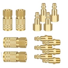 14 Pack 1/4" NPT Quick Connect Air Compressor Fittings - Coupler  Plug Kit