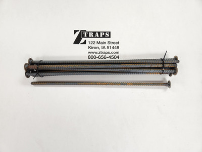 12--18'' x 3/8'' Rebar Anchor Stakes - Landscaping, Camping & Trapping 1 doz