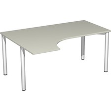 Eckschreibtisch / Ecke links / 4-Fuß Flex / 720 x 1.600 x 1.200 mm (HxBxT)