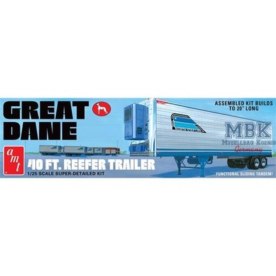 AMT AMT1249 Great Dane 40' Reefer Trailer 1:25