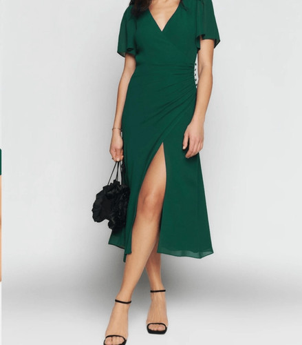 Reformation Breanna Midi Dress Size 0