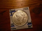 1922 silver Peace Dollar BU+ BEAUTY!!!! PQ!!!! WOW!!!!!