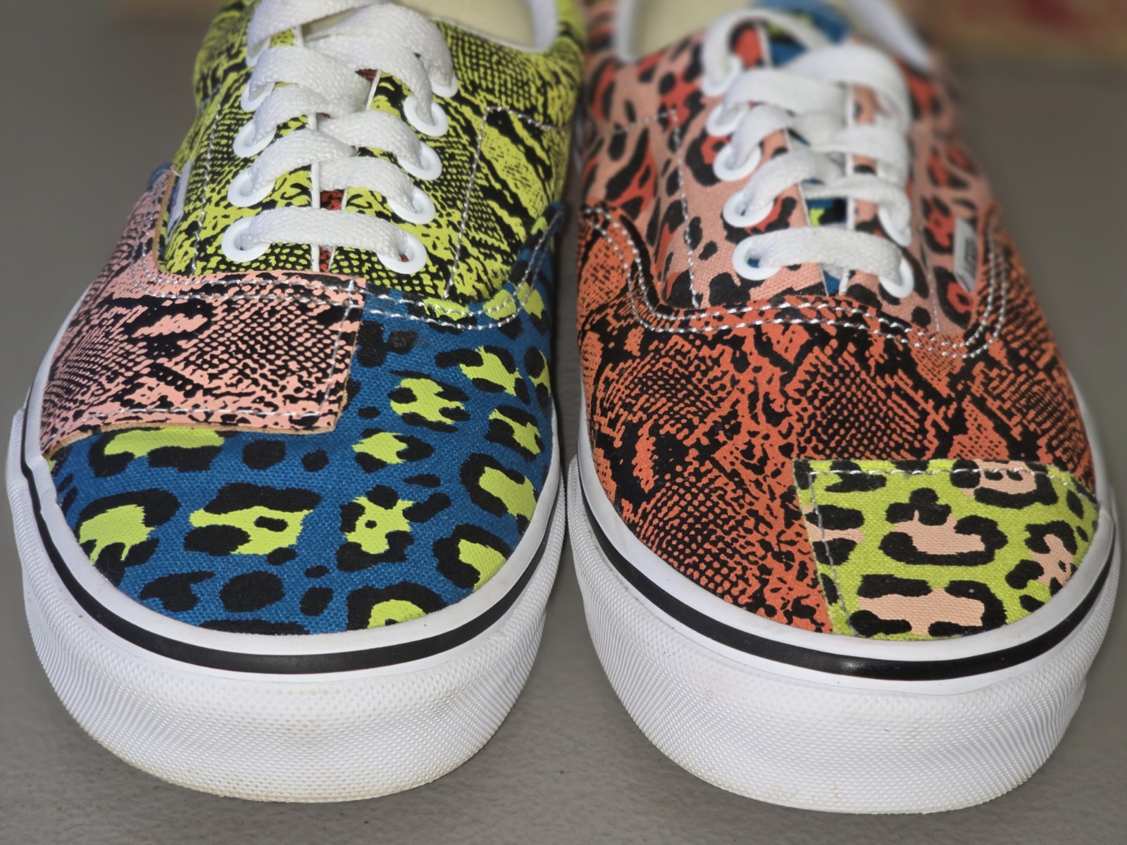 Vans ERA Patchwork Leopard/ Snake Print Shoes Siz… - image 7