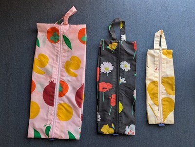 Baggu 3D ZIP Set in Autumn Fruit, Wildflower - discontinued