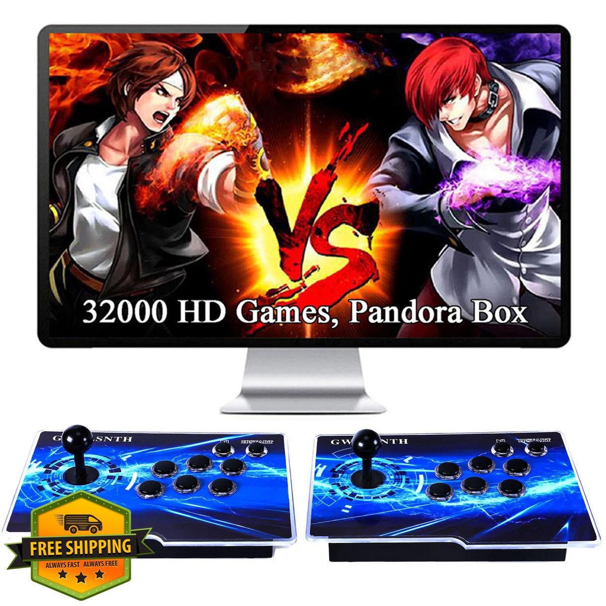 GWALSNTH 32000in1 Pandora Box Arcade Game Console 1-4 Player | eBay