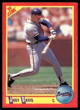 1990 Score Jody Davis Atlanta Braves #328