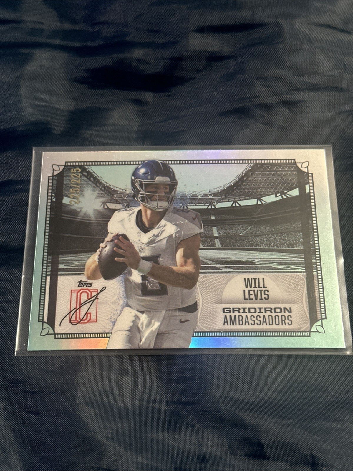 2024 Topps Signature Class - Gridiron Ambassadors Will Levis #GA-15 Teal /225
