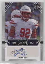 2022 Leaf Draft Auto Logan Hall #BA-LH1 Auto 1cx3