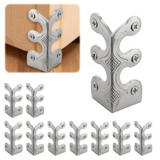 10pc Skiffers Kickboard Corner Guards|Skirting Board Corner- Guards,Brass Guards