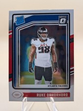 2024 Donruss Optic Football Ruke Orhorhoro Rated Rookie card #287 Falcons RC. rookie card picture
