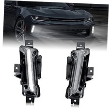LED DRL Fog Lights for Camaro 16-22, Front Daytime Running Lamp Assembly Kit