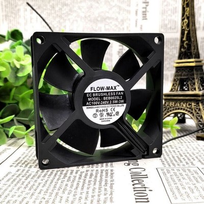 1 Pc. FLOW-MAX BEB0025L2 100V-240V 2.5W -3W 8cm 80*80*25 cooling fan *vv