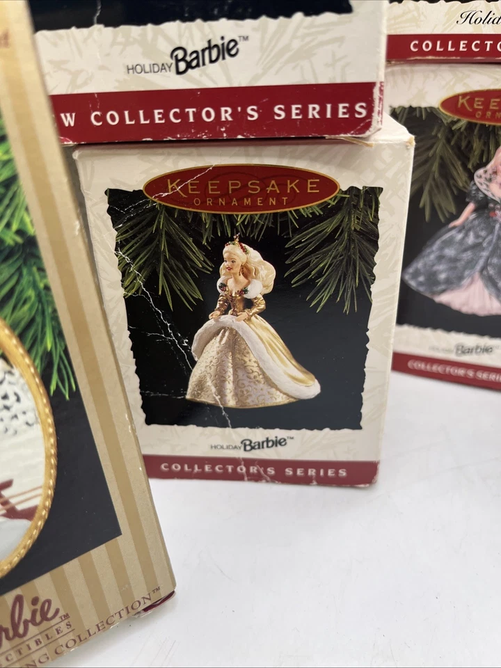 Lot of 11 Hallmark Keepsake Barbie Ornaments Miscellaneous Types & Dates - Image 3 of 4