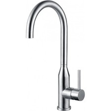 Franke Montreux Stainless steel effect Kitchen Side lever Tap 115.0567.498