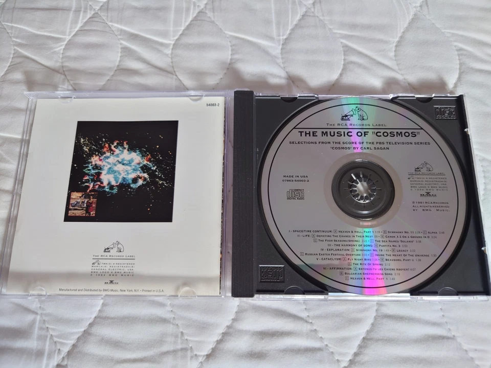 The Music of Cosmos (CD, 1994) PBS Television Series Carl Sagan - MINT - Image 3 of 4