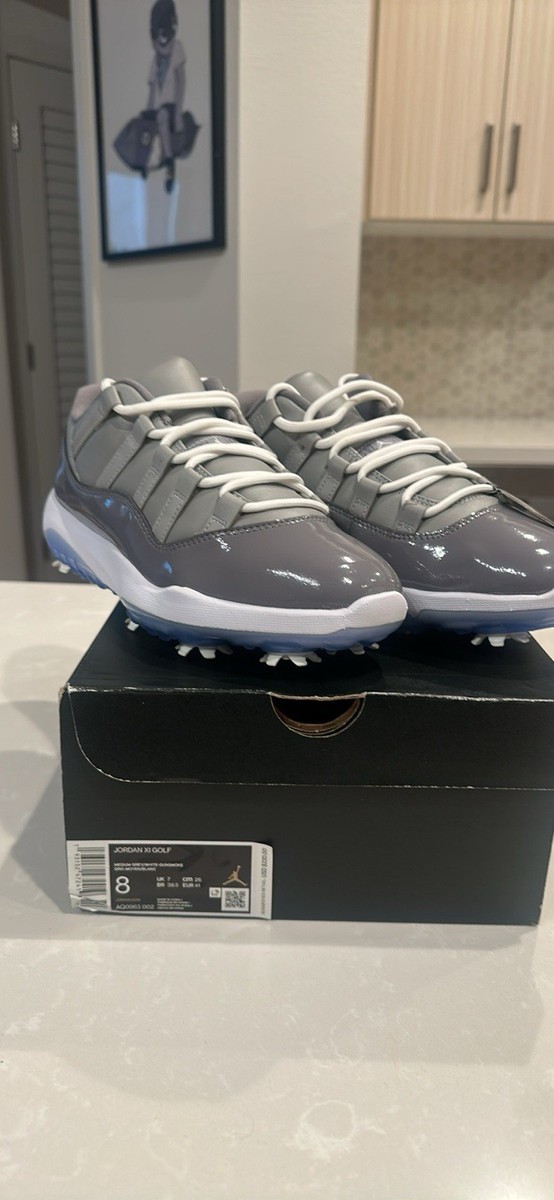 Size 8 - Air Jordan 11 Golf Low Cool Grey for sale online | eBay