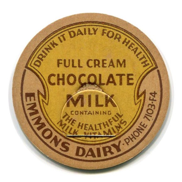 Emmons Dairy Big Rapids MI Milk Bottle Cap Mecosta County Michigan Mich Farm