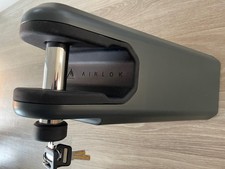 Hiplok Airlok - Wall Mounted Cycle Bike Lock Rack - Gold Sold Secure Rated Grey