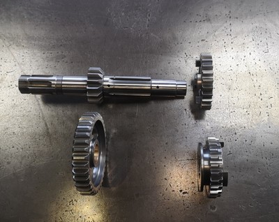 SUZUKI TR750 Close ratio 5-speed gearbox conversion for wet/dry clutch. 