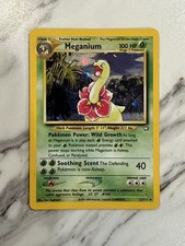 Pokémon TCG Meganium 11/111 Neo Genesis Holo Rare Unlimited English 100HP MP on eBay