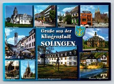 Solingen Germany Postcard - Klingenstadt Collage, Schoening Publisher