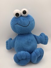 Fisher Price Sesame Street BABY COOKIE MONSTER Soft Smooth 11in Plush