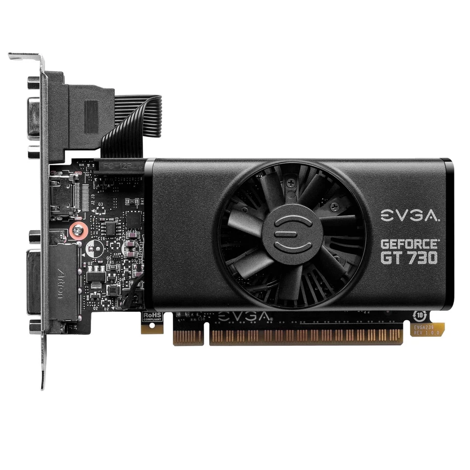 EVGA GeForce GT 730 2GB (Low Profile) - Image 2 of 4
