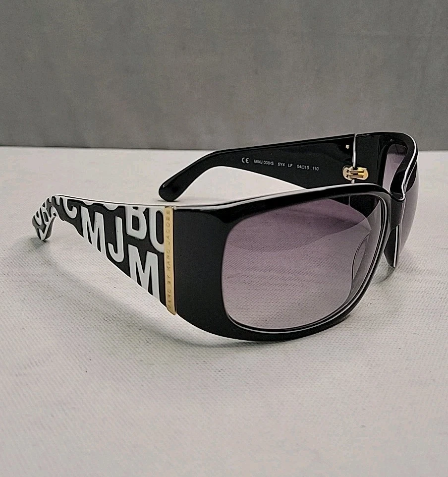 Marc by Marc Jacobs MMJ 381/S White Logo Mod Sunglasses marc-jacobs-marc-738s-ccp90-hd  main image 3