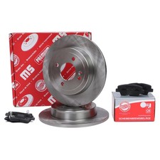 Bremsscheiben + Bremsbeläge hinten für HYUNDAI ACCENT IV Stufenheck, i20 II; KIA