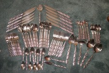 VTG 99Pcs. Oneida Comm.Viola Voila Stainless ...