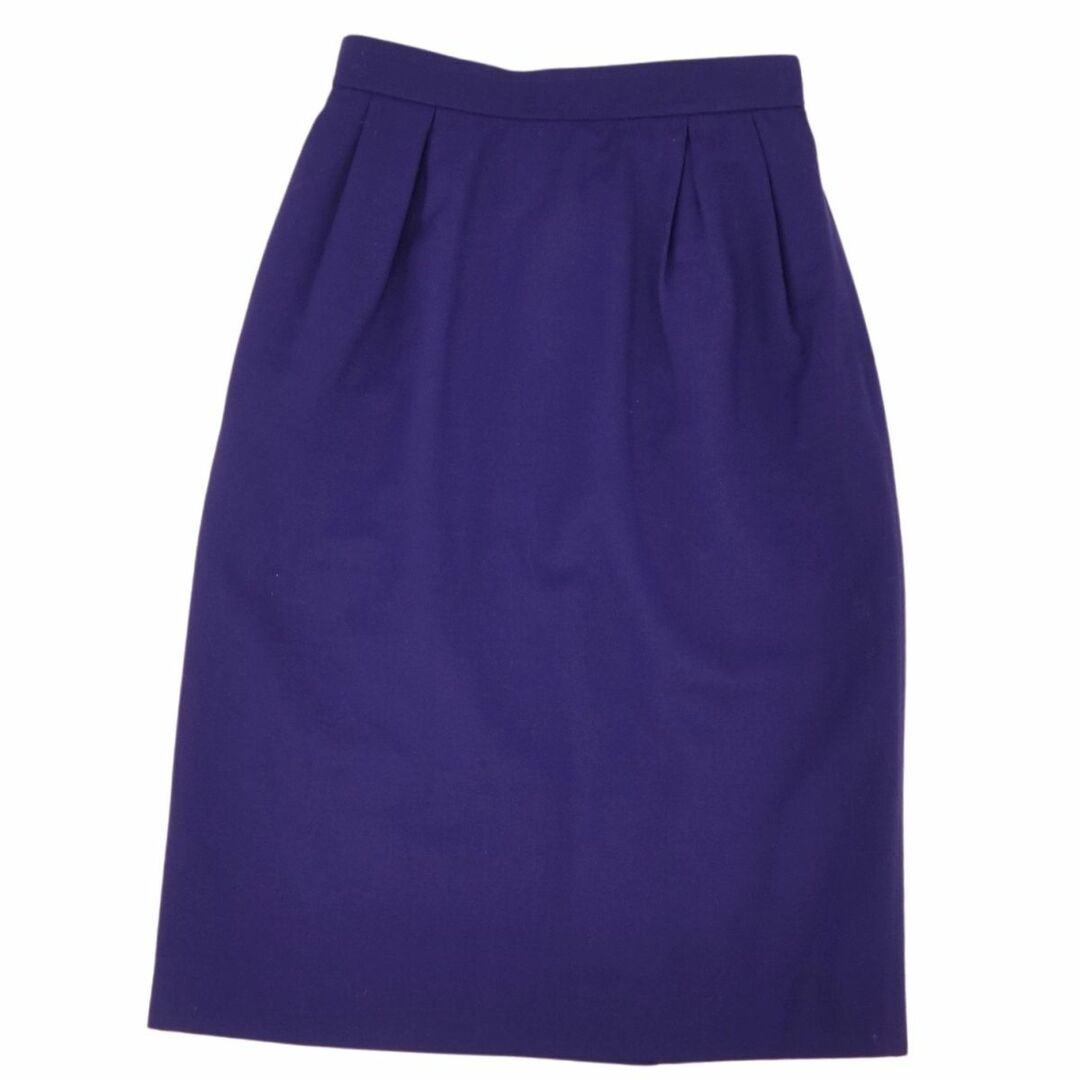 Gonna vintage Yves Saint Laurent stretta lunghezza media tinta unita lana usata MOLO 0