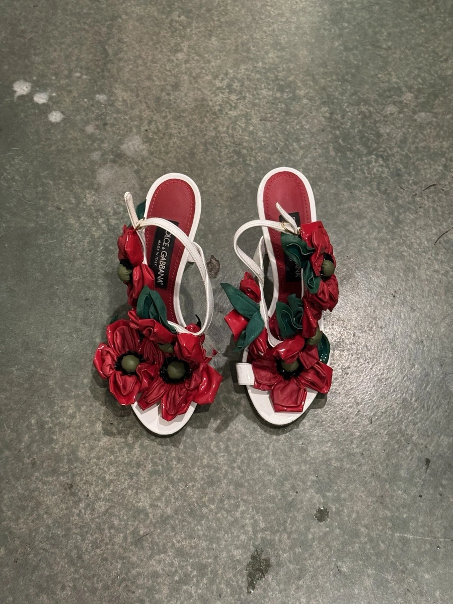 Dolce&Gabbana Buckle Floral Heels for Women for sale | eBay