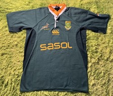 Vtg SOUTH AFRICA 2006 RUGBY JERSEY SPRINGBOK CANTERBURY SHIRT MENS SIZE L