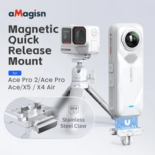 aMagisn for Insta360 X5 / AcePro2 Metal Magnetic Quick-release Mount Accessory