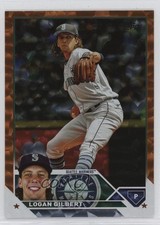 2023 Topps Series 2 Orange Foil /299 Logan Gilbert #424 0l1