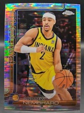 2025 Topps Chrome Andrew Nembhard Pulsar Refractor #97 Pacers 