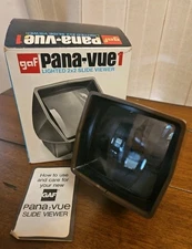 Vintage GAF Pana-Vue 2 Lighted 2x2 Slide Viewer Works Tested 