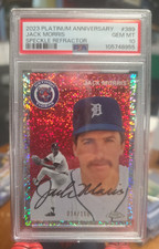 2023 Chrome Platinum Anniversary Jack Morris #389 Speckle Refractor /150 PSA 10