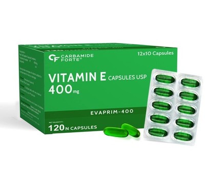Carbamide Forte Vitamin E 400mg 120 Capsules Skin Hair Supplement Oil