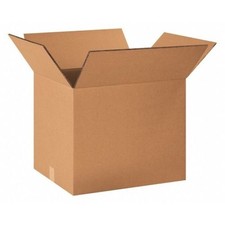 20 in x 16 in x 16 in Shipping Box, Kraft, Corrugate, Double Wall, 48 ECT