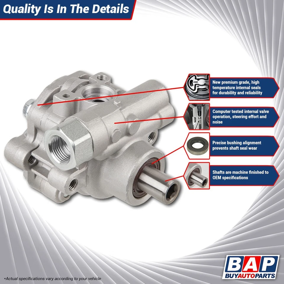 For Buick Park Avenue LeSabre & Oldsmobile 88 98 Reman Power Steering Pump - Image 3 of 4