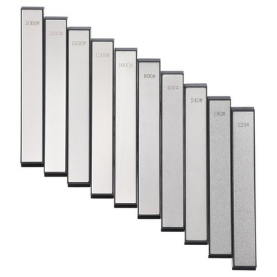 10 PCS Diamond Knife Sharpening Stones Set   120# to 3000# Grit, Professional...