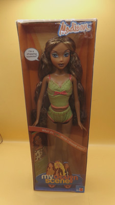 My Design Scene Madison Doll 2004 H4005 NRFB Green PJs Barbie Friend