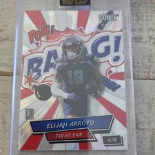 Wild Card COMIX BAANG! Elijah Arroyo Rookie 4/8 2025 Football Card